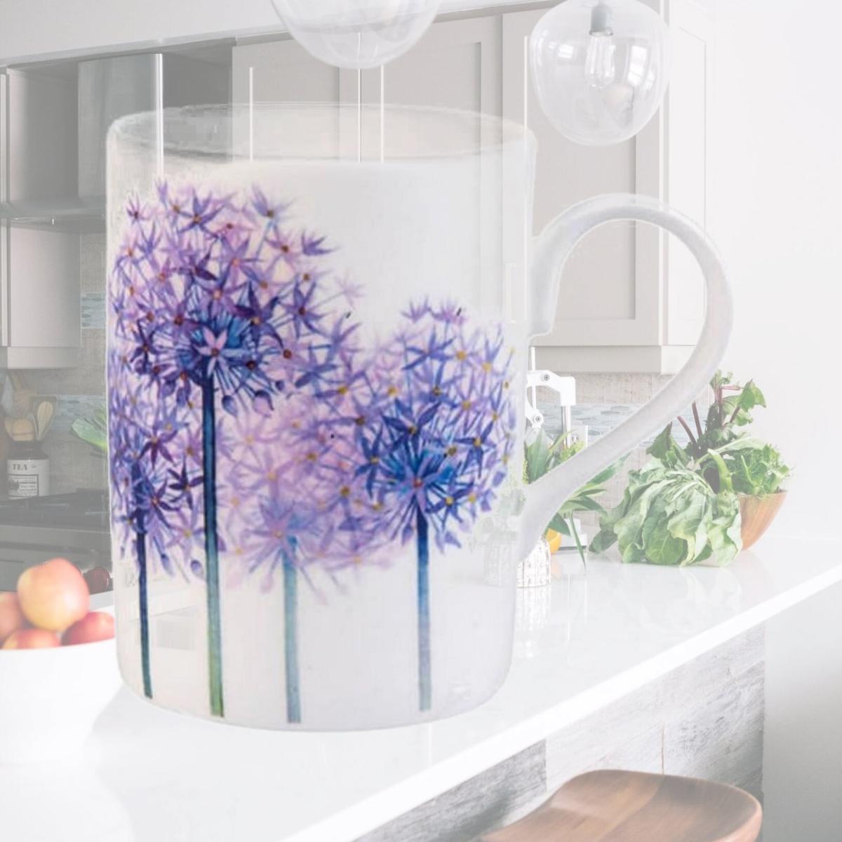 Picture of Roy Kirkham ER21115 75 mm Alliums Lucy Mugs, Multi Color - Set of 6
