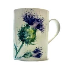 Er21143 75 Mm Thistles Lucy Mugs, Multi Color - Set Of 6
