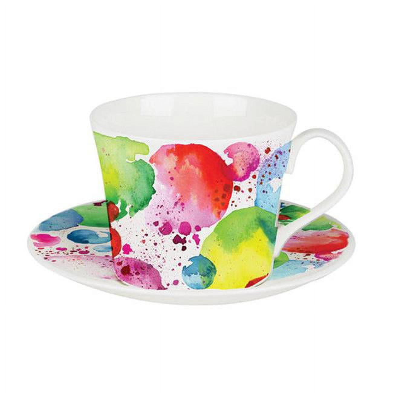 Er28141 105 Mm The Planets Breakfast Cups & Saucers - Set Of 2