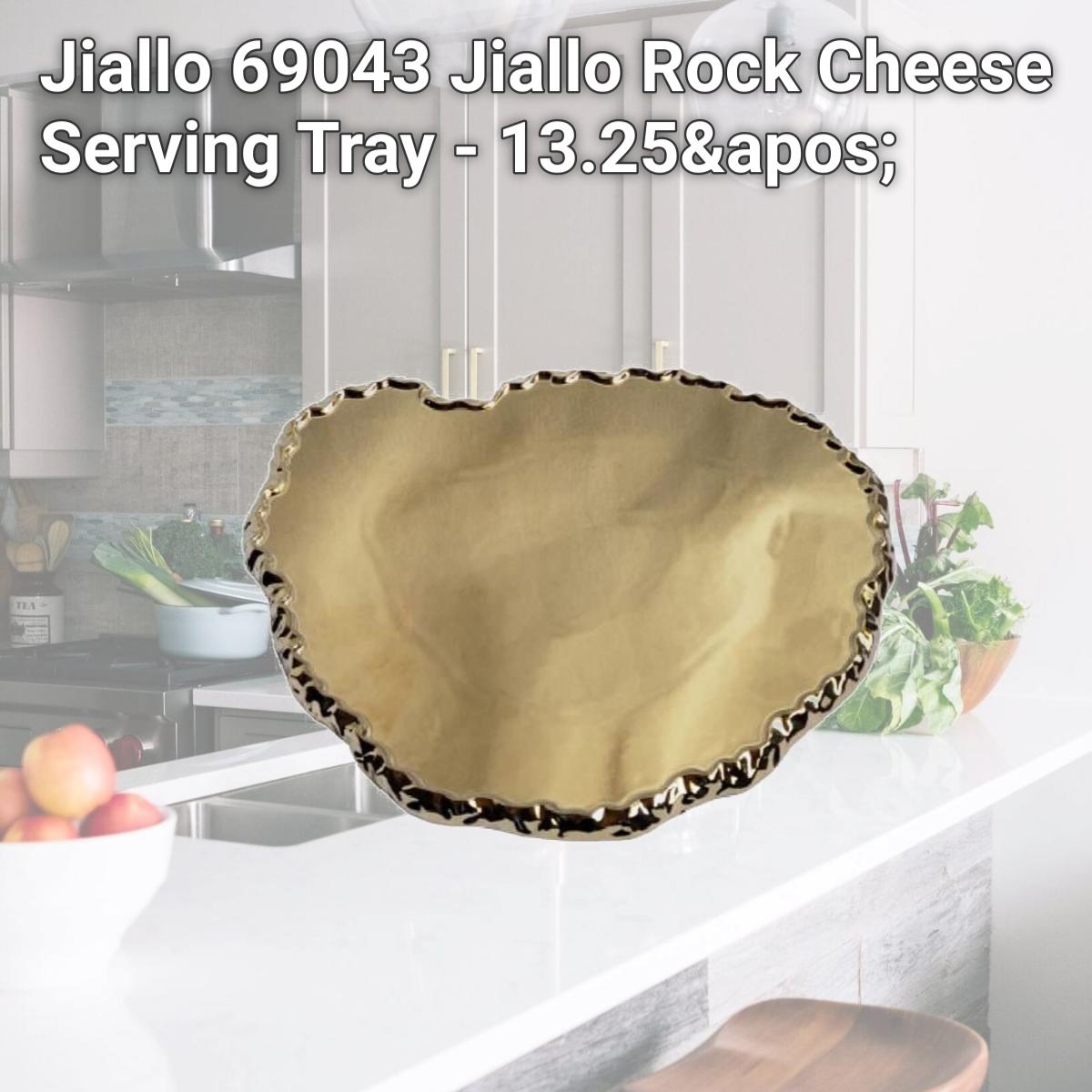 Picture of Jiallo 69043 Jiallo Rock Cheese Serving Tray - 13.25'