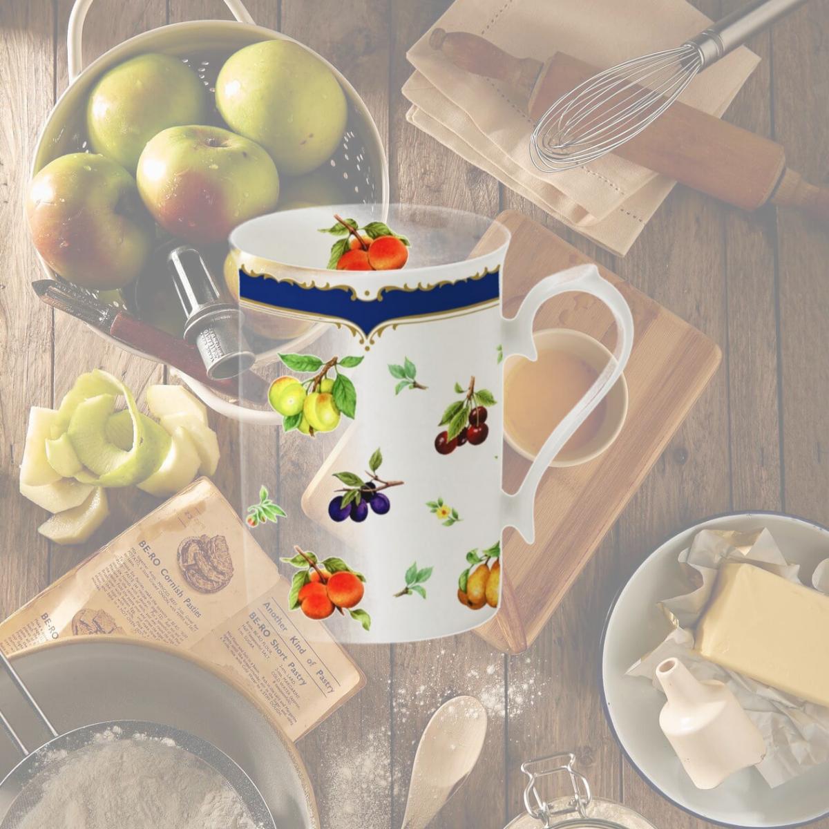 Picture of Roy Kirkham ER2106 Roy Kirkham Anne Mugs - Heritage Fruit  (Set of 6)