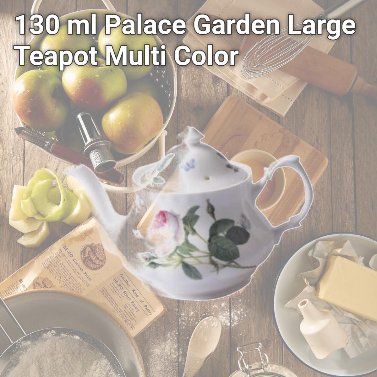 Picture of Roy Kirkham ER31103 130 ml Palace Garden Large Teapot, Multi Color