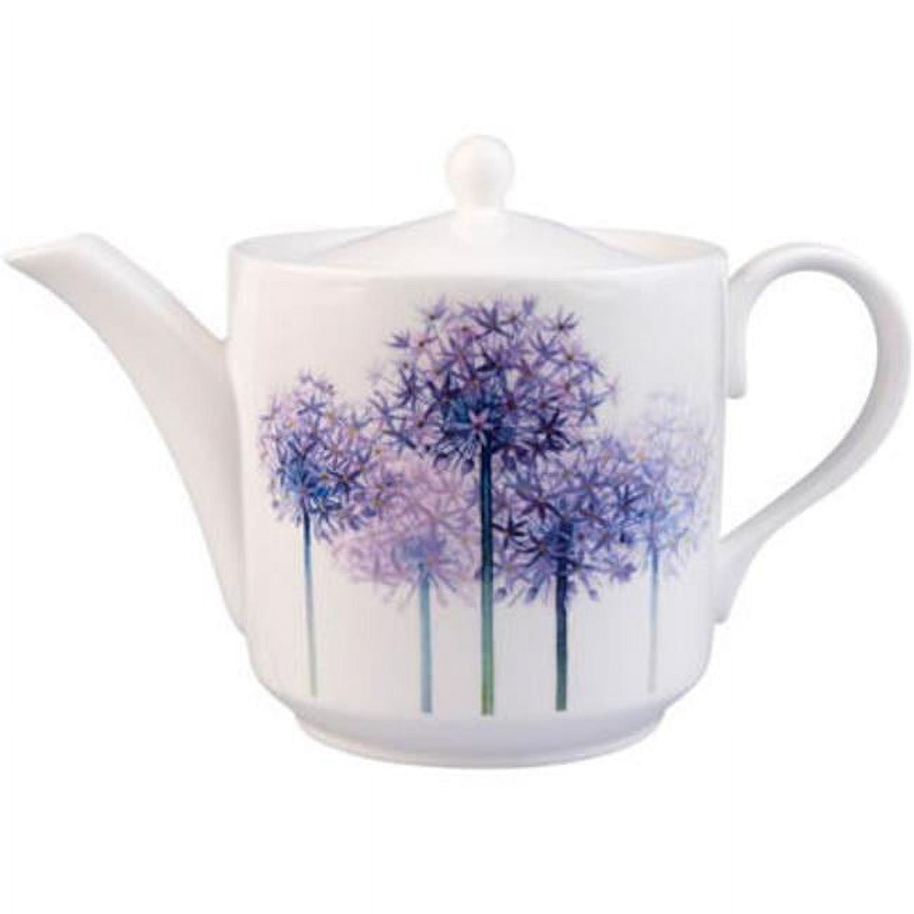 Er33115 130 Ml Floral Alliums Large Teapot, Multi Color