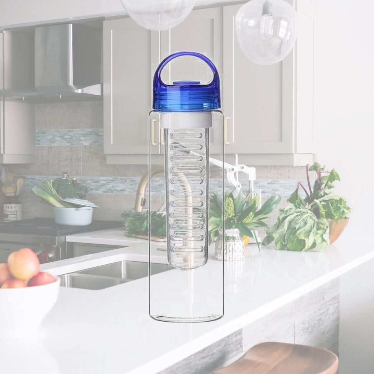 Picture of Best Desu CTEWB-BLUE 24 oz Sport Fruit Infusion Water Bottle, Blue