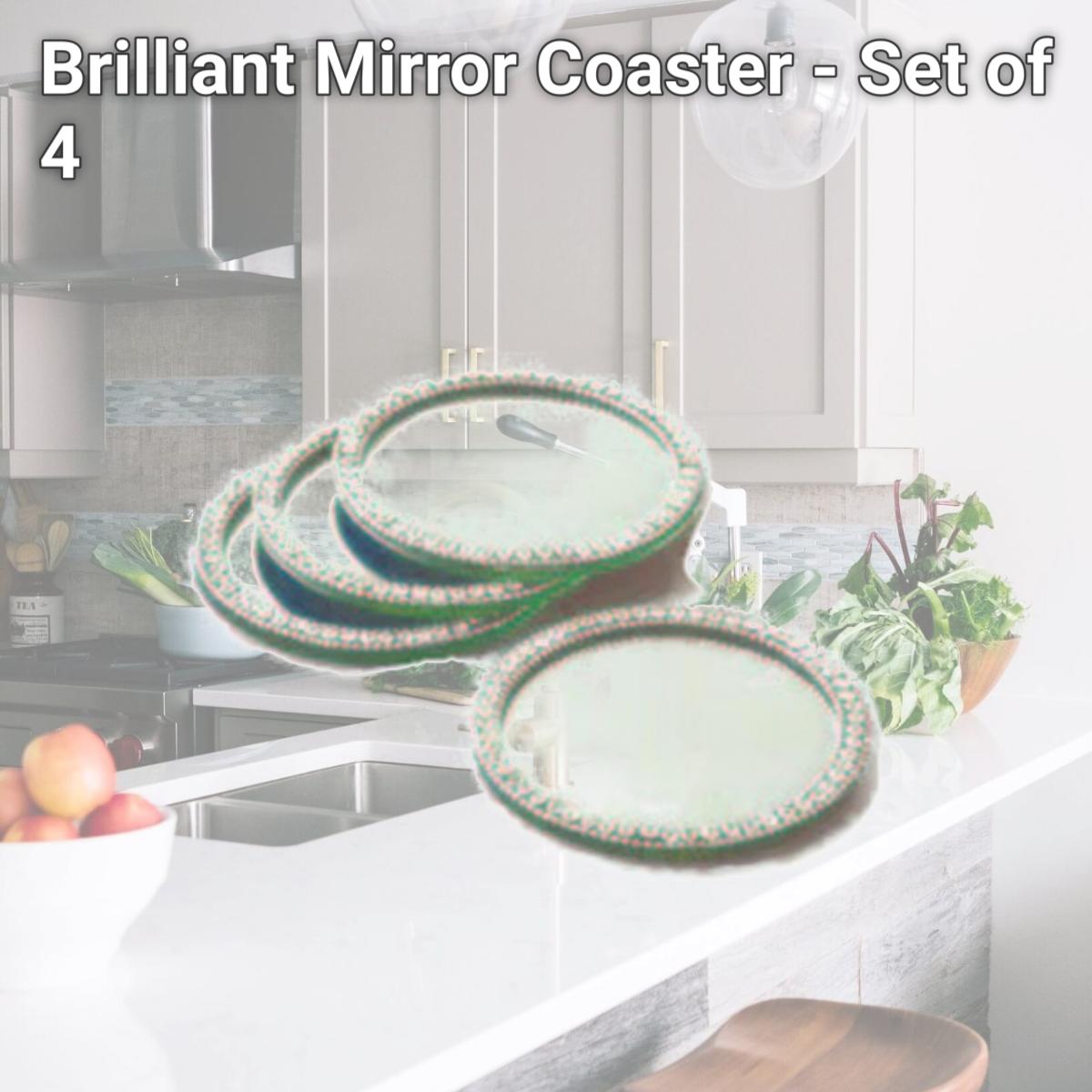 Picture of Jiallo 72833 Brilliant Mirror Coaster - Set of 4