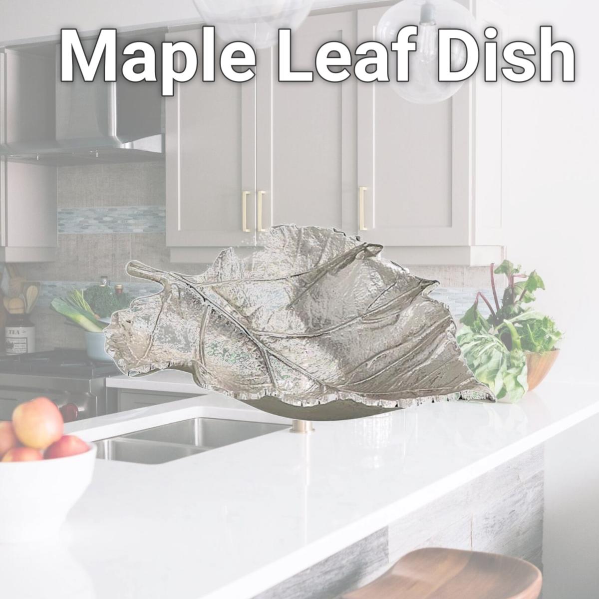Picture of Jiallo 72673 Maple Leaf Dish