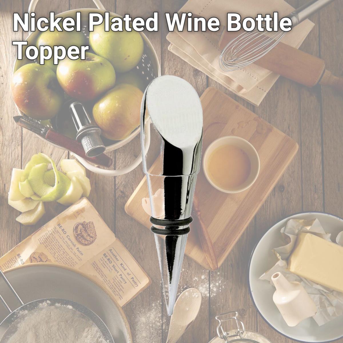 Picture of Jiallo 11407 Nickel Plated Wine Bottle Topper