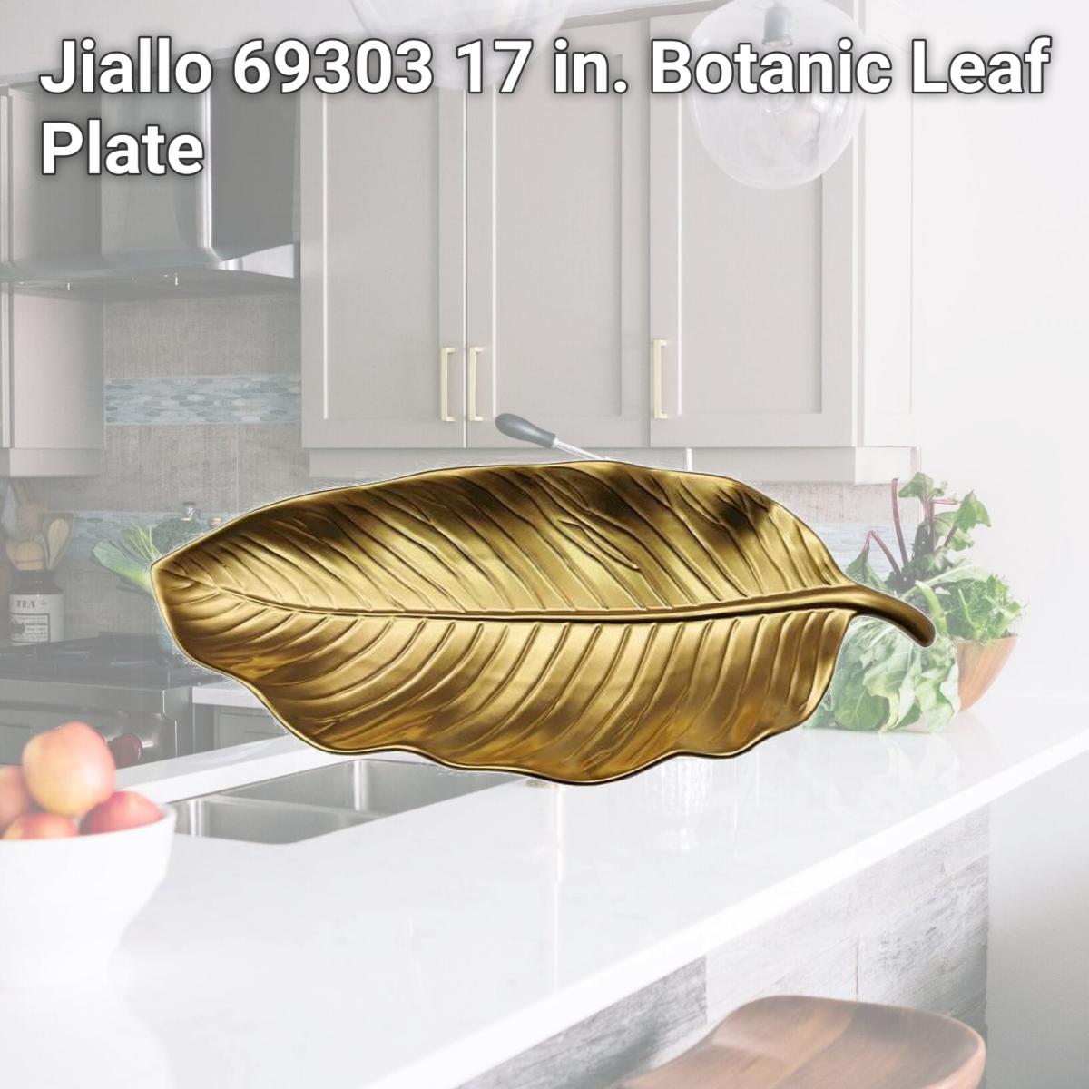 Picture of Jiallo 69303 17 in. Botanic Leaf Plate