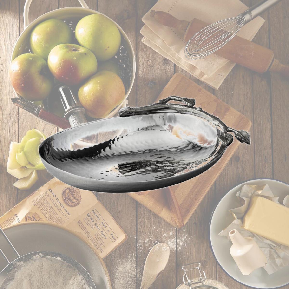 Picture of Jiallo 70134 Sparkle Silver Leaf Nut Dish