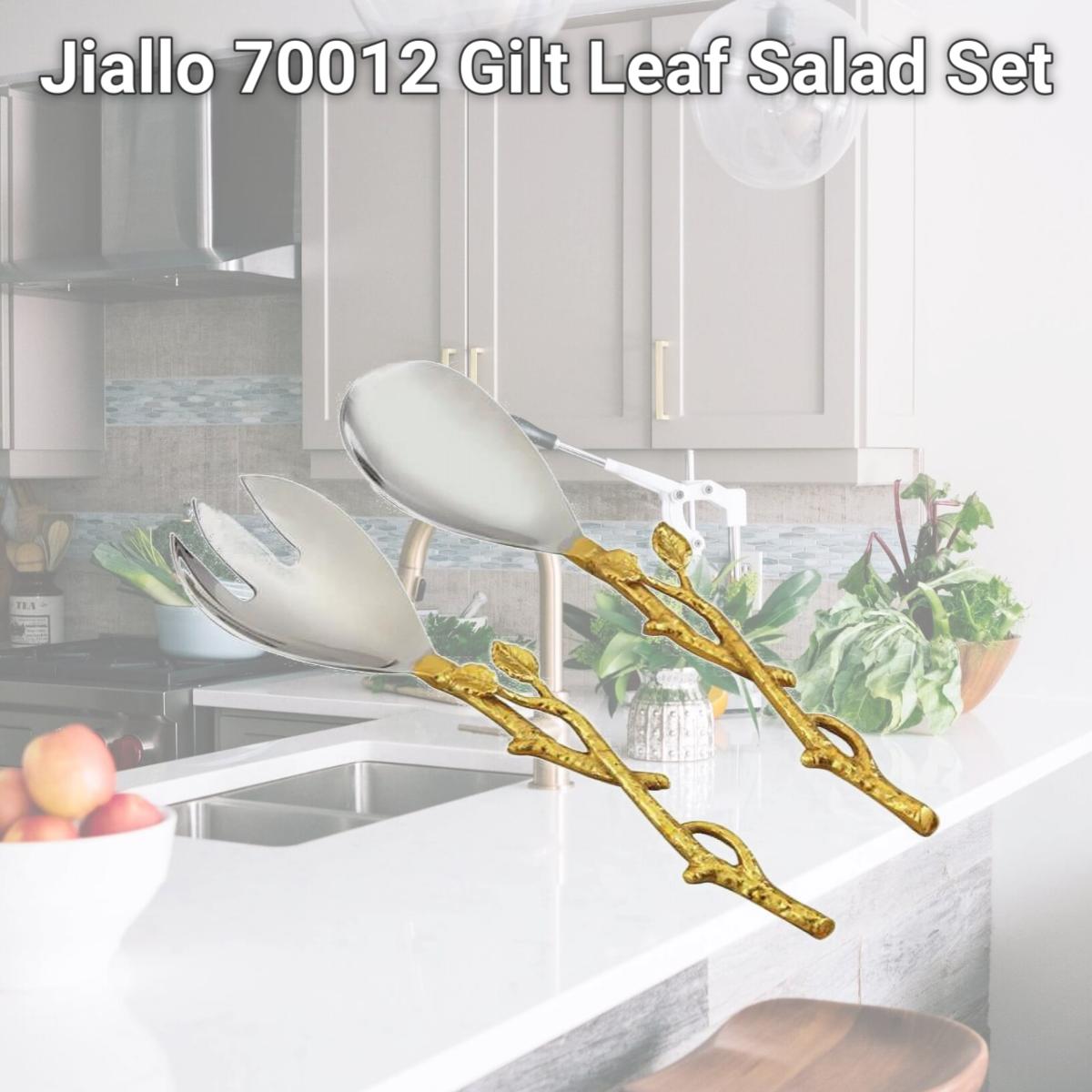 Picture of Jiallo 70012 Gilt Leaf Salad Set
