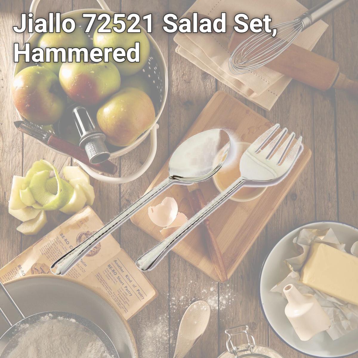 Picture of Jiallo 72521 Salad Set, Hammered