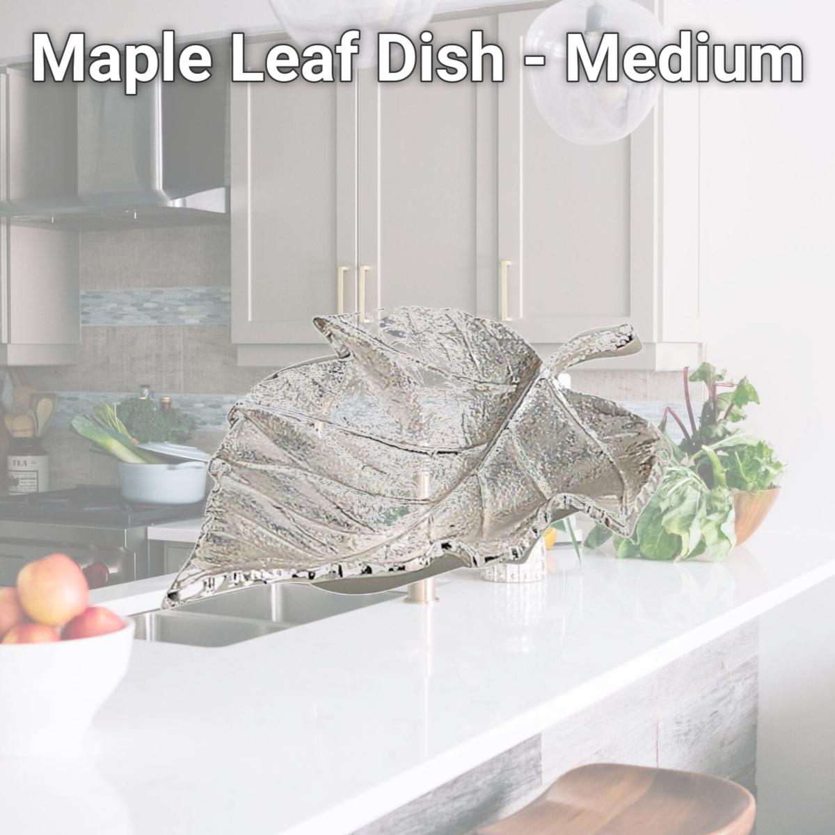 Picture of Jiallo 72674 Maple Leaf Dish - Medium