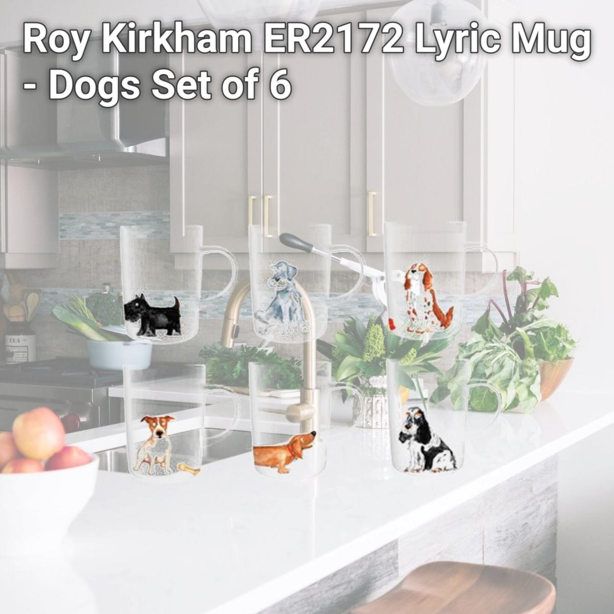 Picture of Roy Kirkham ER2172 Lyric Mug - Dogs Set of 6