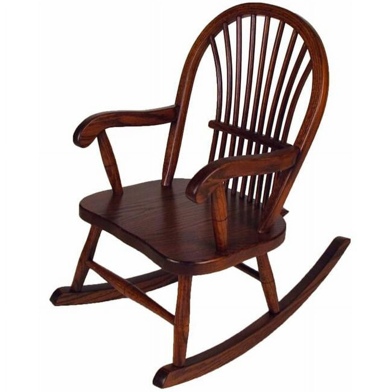 A103ch Amish Children Sheaf Rocking Chair, Cherry