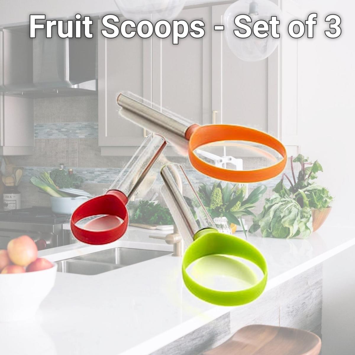 Picture of Bethany Housewares 150 Fruit Scoops - Set of 3