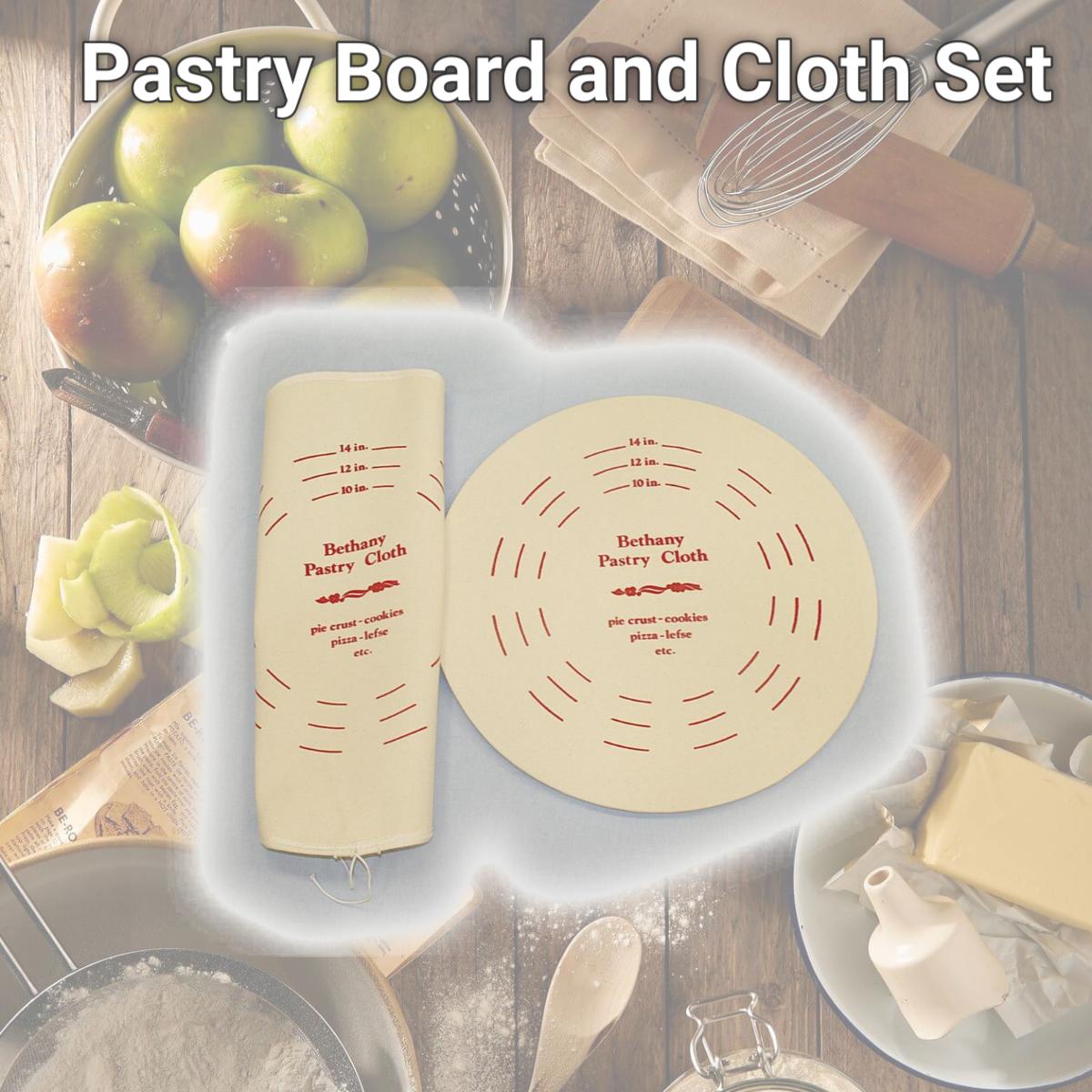 Picture of Bethany Housewares 500 Pastry Board and Cloth Set