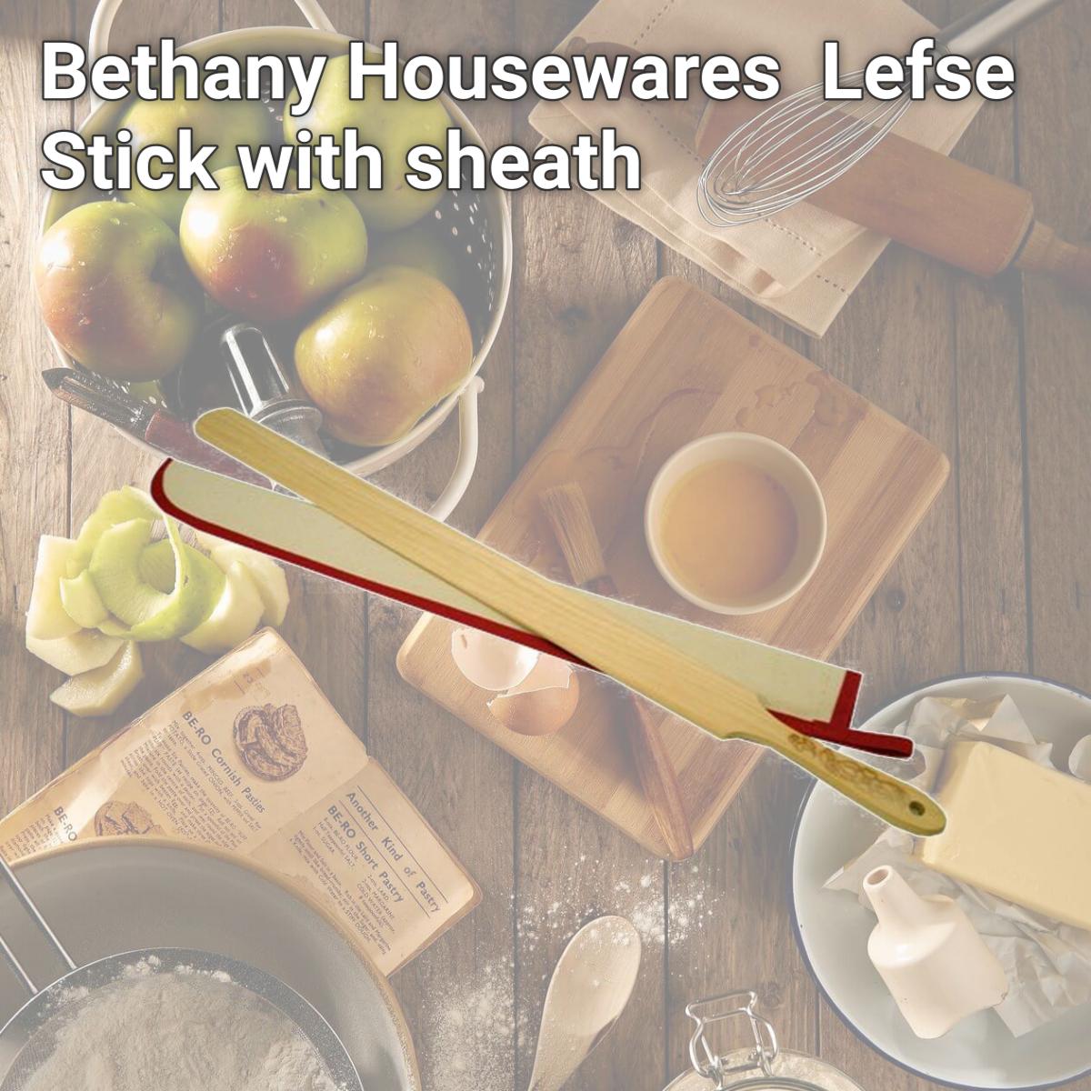 Picture of Bethany Housewares 85 Lefse Stick with sheath