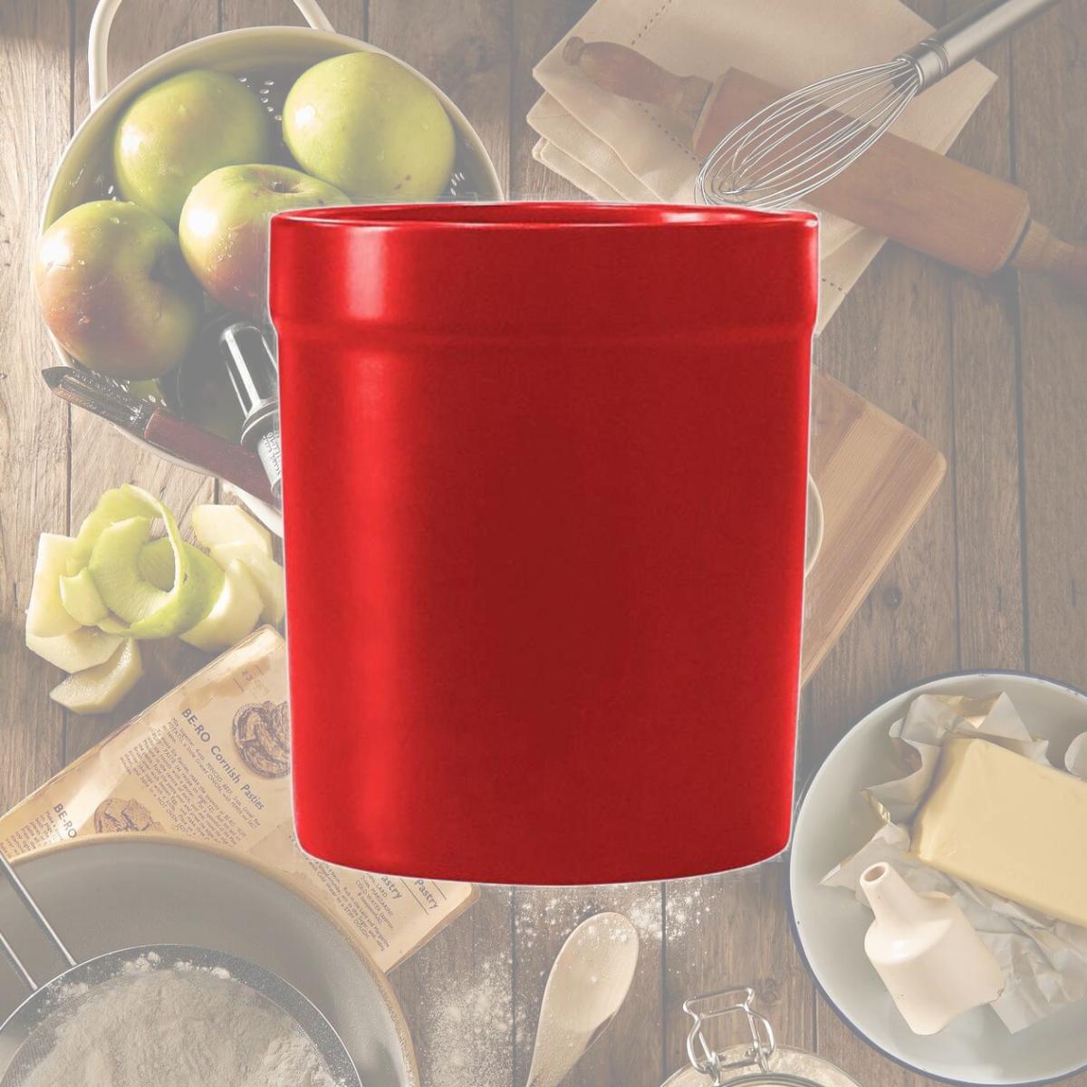 Picture of Bethany Housewares 834 Ceramic Utensil Holder - Red