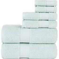 0366101130 Endure Luxury Super Soft 6 Piece Towel Set - White