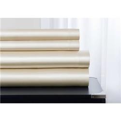 Majestic Elegance Satin Sheet Sets - Ivory, Full Size