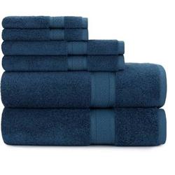 0356166510 Luxury Rayon From Bamboo & Cotton 6-piece Towel Set - Baltic Sea