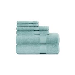0356166410 Luxury Rayon From Bamboo & Cotton 6-piece Towel Set - Seafoam Green