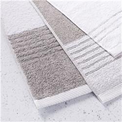Baltic Linen Slkar900b Rome Towel Collection By Grey - Hand Towel