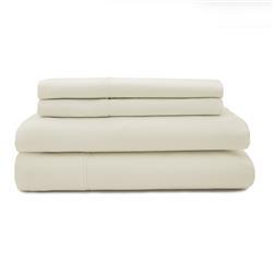 03514674100000 500 Thread Count Solid100 Percentage Cotton Sheet Set, Ivory