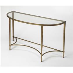 Butler Specialty 3803355 Monica Demilne Console Table, Gold