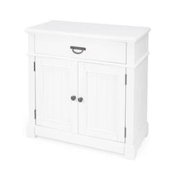5467304 Alek White Solid Wood Chest With Storage - 36 X 18 X 34.25 In.