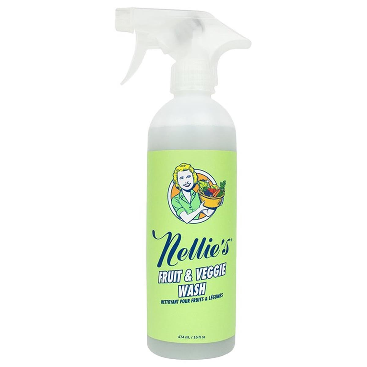 UPC 810648000306 product image for Nellies NFVW-474 Fruit & Veggie Wash 474ml Plastic | upcitemdb.com