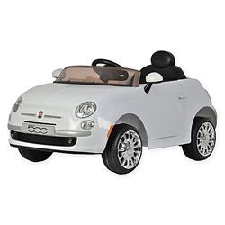 12v Fiat 500 Electric Ride On Car, White