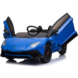 Mm-0913-lambo-12v-blue 2.4ghz Rc Lamborghini, Blue