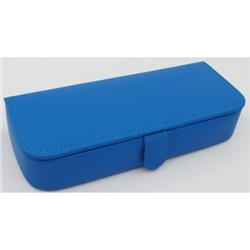 542934-11 Rectangukar Shaped Jewelry Box With 7 Comapartments, Blue