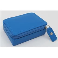 545615-11 Zipped Jewellery With 6 Inside Compartments, Blue