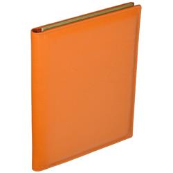 Petite Leather Pad Cover, Orange