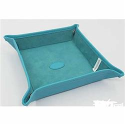 541236-34 Leather Snap Tray, Teal