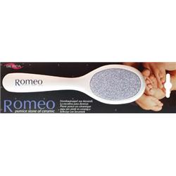 0659589-7 Romeo Ceramic Foot Rasp - White