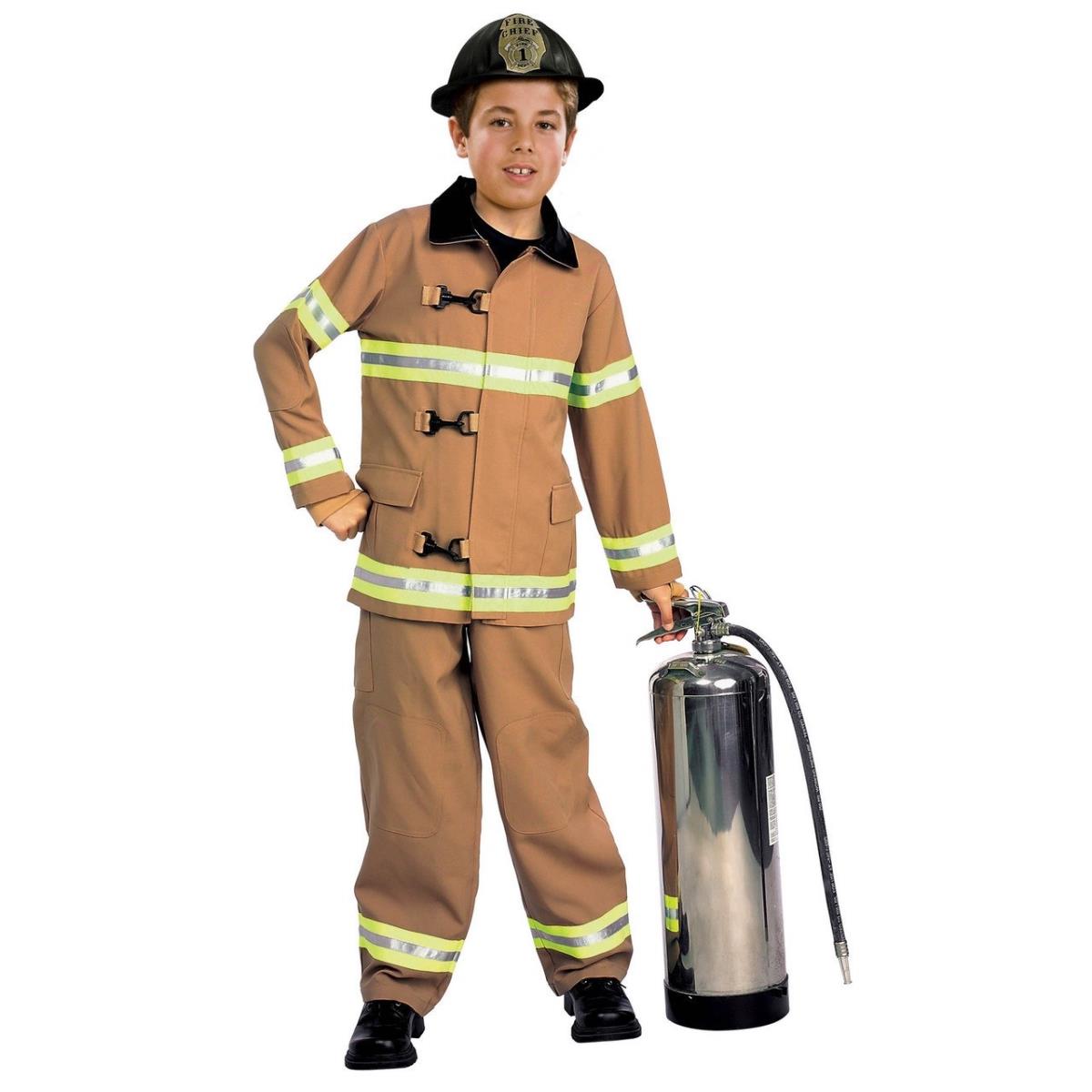 286780 Firefighter Kids Costume, Large