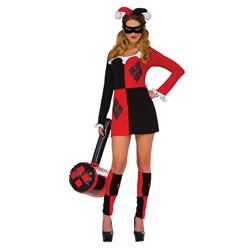 286724 Adult Harley Quinn Dress, Medium