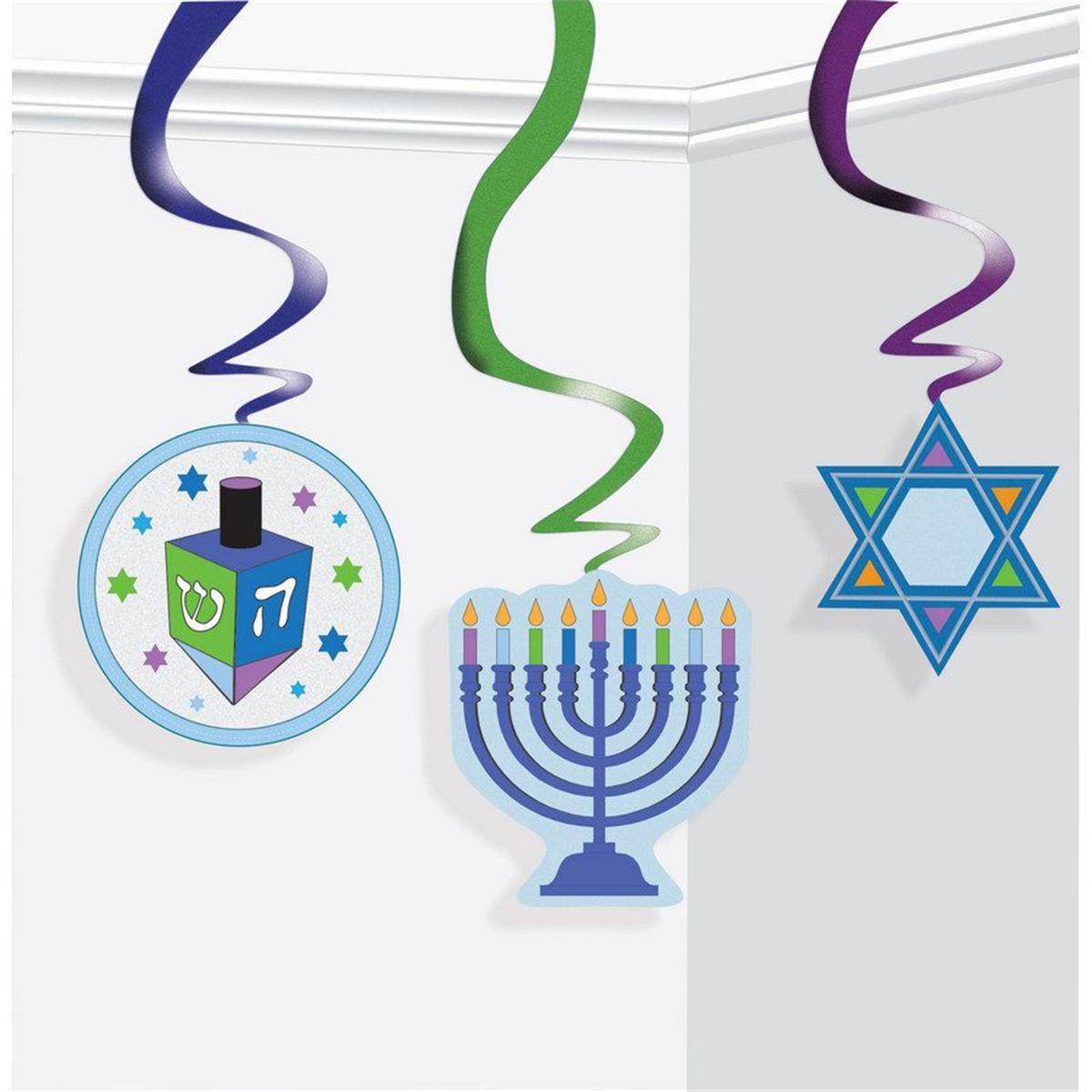 306064 30 In. Chanukah String Decorations