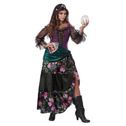 California Costumes 413770 Womens Mysical Fortune Teller Costume, Small