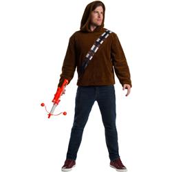 404463 Mens Star Wars Classic Chewbacca Hoodie Adult Costume, Small & Medium