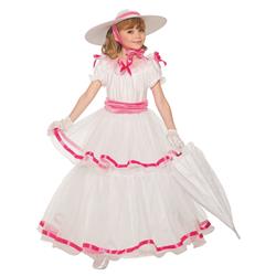 413478 Girls Southern Belle Child Costume, Large 12-14