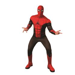 404661 Mens Spider Man Far From Home Deluxe Red & Black Suit Adult Costume - Standard