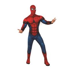 404663 Spider Man Far From Home Deluxe Red & Blue Suit Adult Costume For Mens - Standard