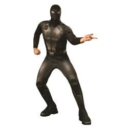 404665 Mens Spider Man Far From Home Stealth Black & Gray Suit Adult Costume - Standard