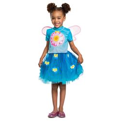 Disguise 403329 Girls Sesame Street Abby Cadabby Deluxe Toddler Costume, Large
