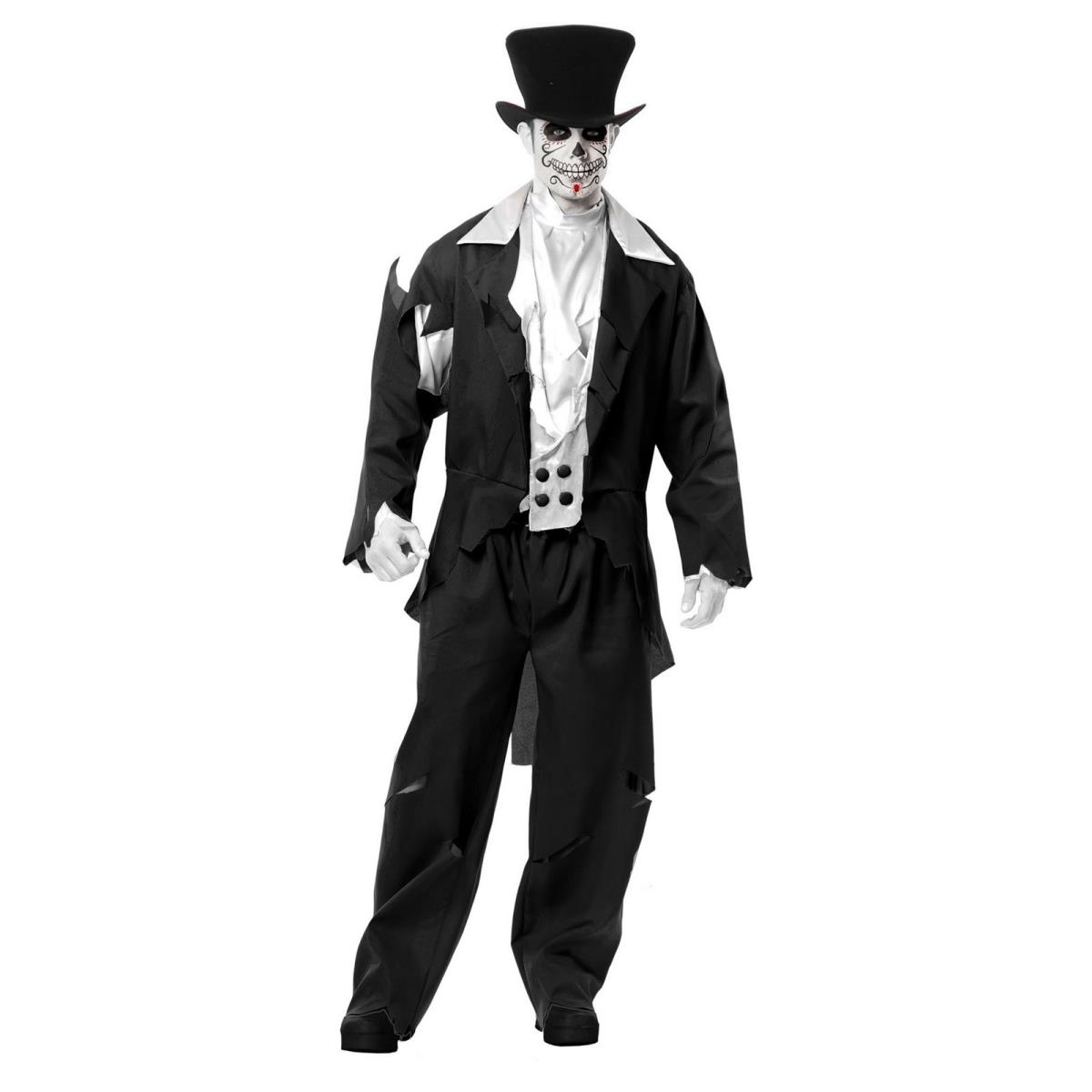 408987 Mens Ghost Groom Adult Costume, Small