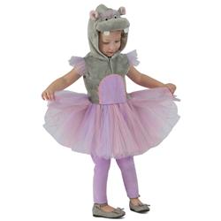 410112 Girls Hippo Child Costume - Ns